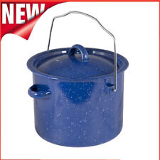 Enamel Straight Pot Soup Pots Prevent Chips Camping Outing Breakfast Durable New picture