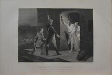 Revolutionary War Capture of Fort Ticonderoga Antique Original 1870's Engraving picture