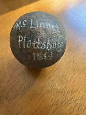 Authentic 6lb Cannon Ball From HMS Linnet From the 1814 Battle of Plattsburgh picture
