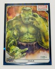 2022 Upper Deck Marvel Platinum Teal Wave /799 Hulk #36 Avengers picture