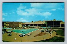 Stockton CA-California, Stockton Inn, Scenic View, Vintage Postcard picture