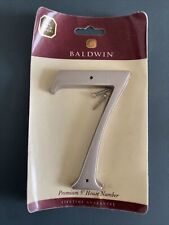 VTG Baldwin Solid Brass Residential House Brass Numbers 5