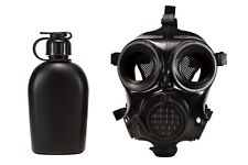 MIRA Safety CM-7M Military Police CBRN Gas Mask w Canteen  SIZE LARGE picture