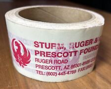 Vintage Sturm Ruger Tape With Prescott, Arizona Address & Phone picture
