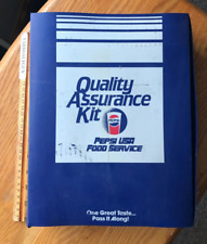 1980s PEPSI COLA Corporate Fountain Syrup QUALITY ASSURANCE KIT ~ DISPENSERS picture