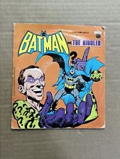 Batman Vs The Riddler Power Records  7” 33 1/3 RPM Little LP Vinyl Record - 1975 picture