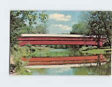 Postcard Covered Dreibelbis Station Bridge, Pennsylvania, USA picture
