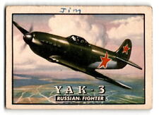 1952 Topps Wings #87 YAK-3 Russian Fighter picture