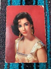 Elizabeth Taylor Vintage French Post Card Fair Condition picture