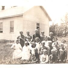 c1910s IA Pioneer School RPPC Students Farm Kid Group Photo Ethel Meythaler A171 picture