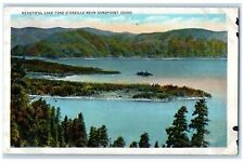 c1930's Beautiful Lake Pend D Oreille Near Sandpoint Idaho ID Vintage Postcard picture