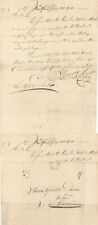 1801 dated Letter Involving 2 $10 Counterfeit Bills - Americana - Counterfeiting picture