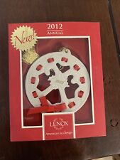 LENOX - 2012 Annual Christmas Wrappings Candy Canes Ornament with Box ** picture