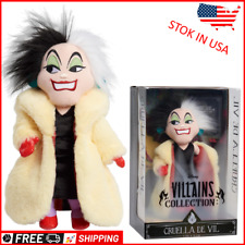 NEW Disney Villains Collection: Cruella De Vil, 33-CM Collectible Stuffed Animal picture
