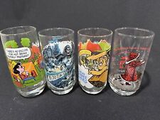 Vintage 70's/80’s Glass Lot of 4, McDonalds and Coca Cola, King Kong, Peanuts picture