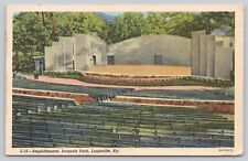 Postcard Louisville Kentucky Amphitheatre Iroquois Park Posted 1945 picture
