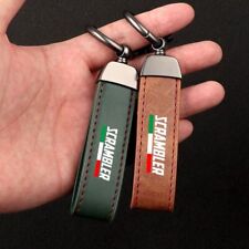 Leather Motorcycle Keychain For Ducati Scrambler 800 SUPERSPORT PANICALE Keyring picture