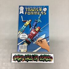 Transformers No 3 The Official How to Draw Hasbro Blackthorne Publishing 1987 picture