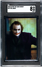 2008 WB/DC The Dark Knight JOKER SGC 8 Graded Refractor 39 Heath Ledger RC  picture