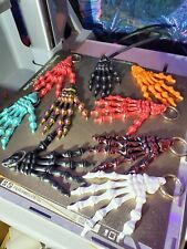 FlexiGrip: Articulating Skeleton Hand Keychains - Customizable Colors picture