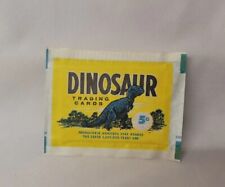 Vintage 1961 Nu-Cards Dinosaur Sealed Unopened Trading Card Pack Rare picture