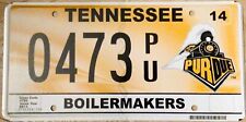 License Plate  - Tennessee - Purdue University Boilermakers - Rare Locomotive picture
