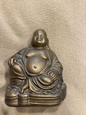 Esco Products Buddha Statue Chalkware Black Tone 4.5” Buddhist Figurine Decor picture