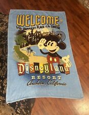 Rare Disneyland Resort Mickey Mouse Fleece Blanket picture
