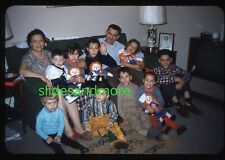 Late 1950's Original Slide, Kids Holding Their Raggedy Anne & Andy Dolls picture