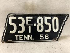 Vintage 1956 Tennessee License Plate ~ Repaint picture