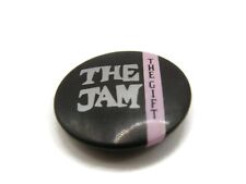 The Jam The Gift Pin Button Vintage Black Silver Pink picture