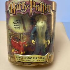 Albus Dumbledore Harry Potter Magical Minis Fawkes Wand Mattel 2001 NEW v picture