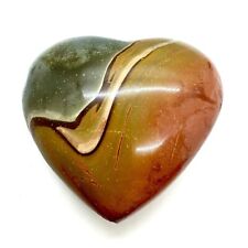 Polychrome Jasper Heart Shaped Stone Healing Crystal Valentine Gift Yoga 4