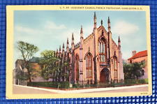 Vintage c1940s Huguenot Church French Protestant Charleston SC Postcard picture