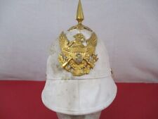 Span-Am War US Army Enlisted M1887 White Sun or Pith Helmet - Infantry - NICE picture