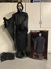 Gemmy Animated Life Size Scream Ghostface Spirit Exclusive Halloween Figure &box picture
