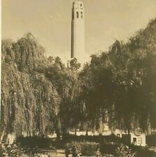Vintage Postcard San Francisco Memorial Tower at Washington Square RPPC picture