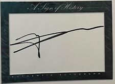 Matthew McConaughey SIGNED card 1/1 Autograph A Sign of History Wolf Wall Street picture