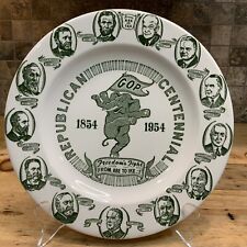 Vintage Republican Party President Political GOP Centennial Collector Plate picture
