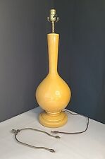 Large Vintage 1960s Golden Yellow  Ceramic Genie Lamp Mid Century Modern MCM  picture