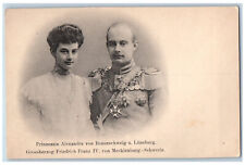 Germany Postcard Princess Alexandra and Grand Duke Friedrich Franz IV c1905 picture
