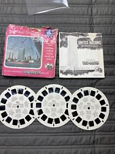 Vintage View-Master 3-Reel Set United Nations Complete EUC A723 picture