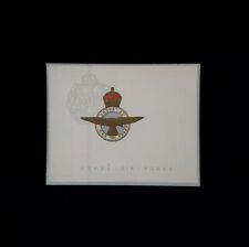 Royal Air Force Card Signed King George VI Royalty Military India RAF Document picture