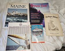 Vintage Maine Travel Book Lot Ephemera Books Adventure picture