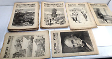 Antique 1870s & 1880s Harpers Weekly Newspapers - Lot of 65 - HUGE LOT - picture