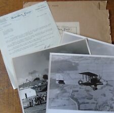 Handley Page Ltd Letter 1966 & Photos Hinaidi Halifax & Avro Vulcan Farnborough picture