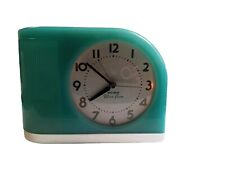 Westclox Big Ben Moonbeam Art Deco Alarm Clock Aqua Model 43006 picture