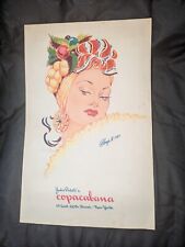 Vintage 1960s NYC Jules Podell's Copacabana Menu 10 E.60th Street New York City picture