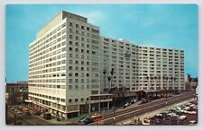 c1950s Statler Hotel Aerial View Downtown Vtg Los Angeles California CA Postcard picture