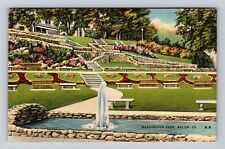 Macon GA-Georgia, Washington Park, Antique, Vintage c1949 Souvenir Postcard picture